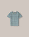 Playera Cuello Redondo Estampada,AZUL ACERO